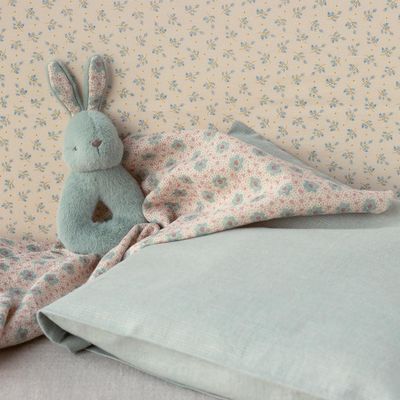 Rabbit rattle -Mint.