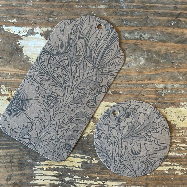 Hovedbilde Gift tags, Flowers. 