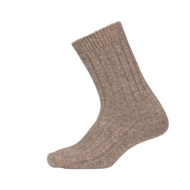 Hovedbilde Oims Wool Sock- Natural Brown