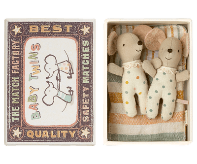 Twins, Baby mice in matchbox