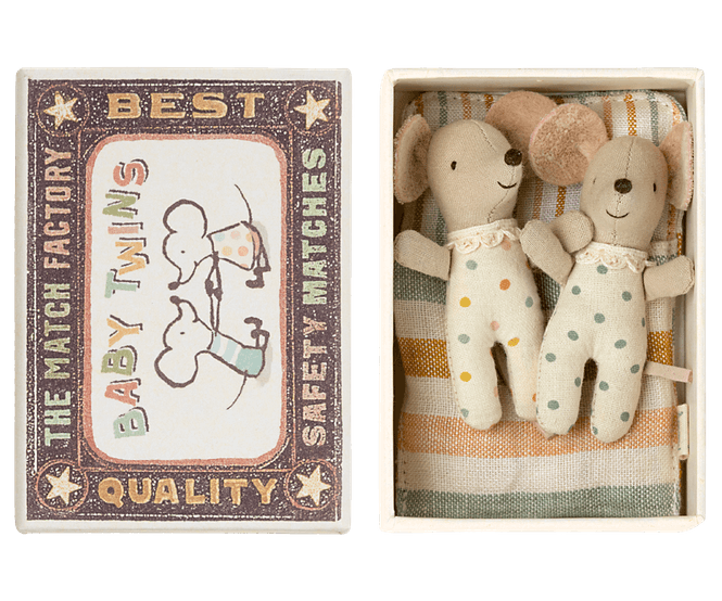 Hovedbilde Twins, Baby mice in matchbox