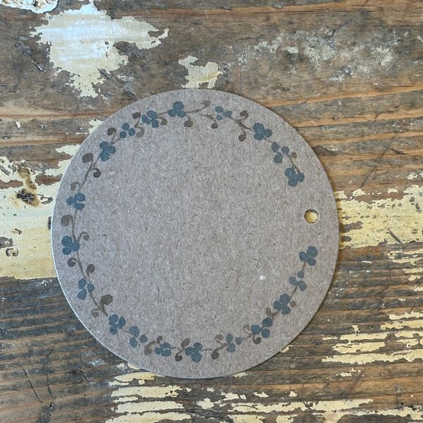 Hovedbilde Gift tag .Round -Brown.