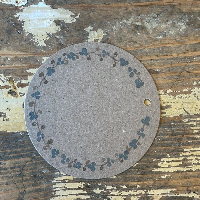 Hovedbilde Gift tag .Round -Brown.