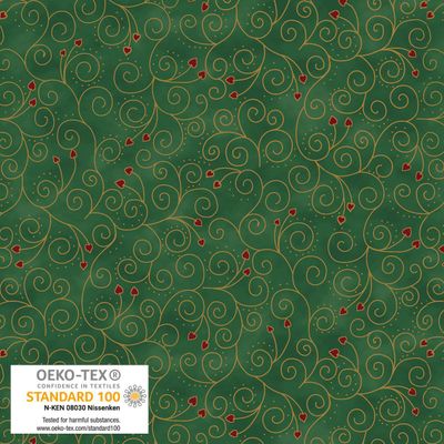 We love christmas Green/gold 4591-808