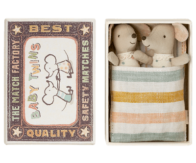 Twins, Baby mice in matchbox