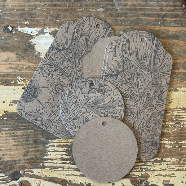 Hovedbilde Gift tags, Flowers. 