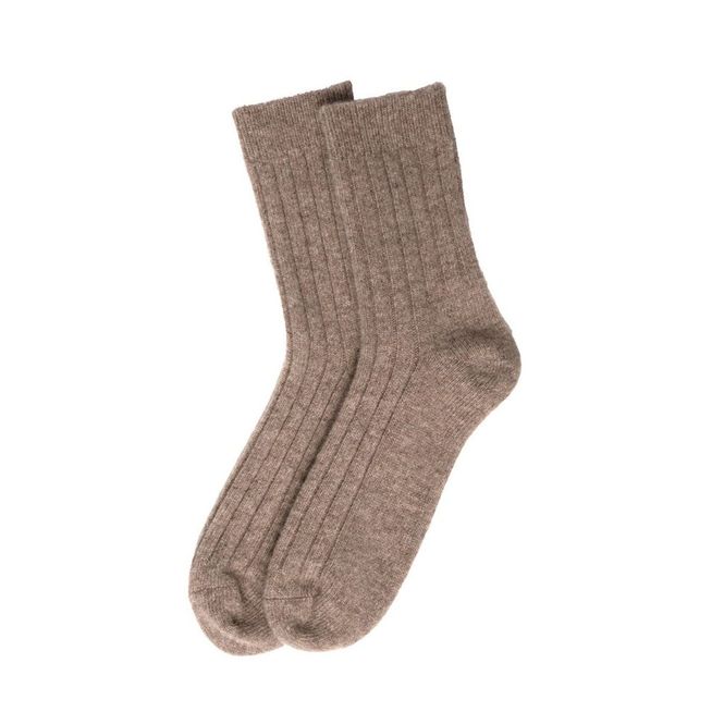 Hovedbilde Oims Wool Sock- Natural Brown